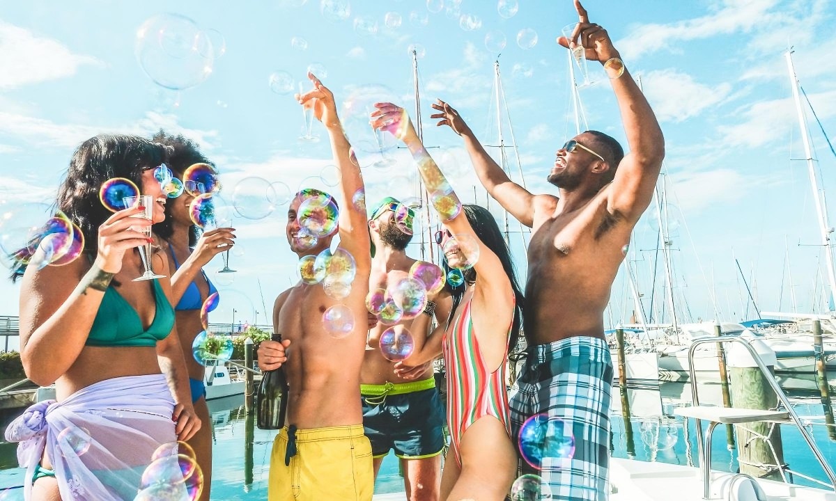 River and Pool party. 